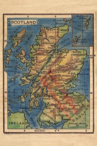 Scotland, scotland map, map scotland, scotland map print, map print scotland, map art scotland, old map scotland, scotland old map