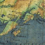 012 Alaska 1906 11x14" vintage historic antique map poster print by Lisa Middleton