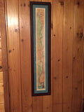 044 Framed Ribbon Map of the Mississippi River