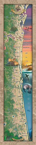 220 Custom map of the First Coast FL