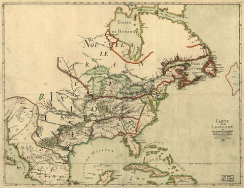 Educational Map Series: Franquelin's Map of Louisiana, 1684