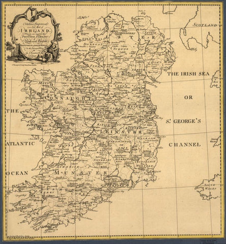Ortelius Improved Or New Map Of Ireland
