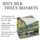 Rice Lake mn Sherpa Fleece Blanket Double Stitched Edges Cozy Luxury Fluffy Super Soft 430 GSM Polyester Throw Blanket