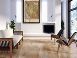 36x56" Hand painted Original-map of your choice