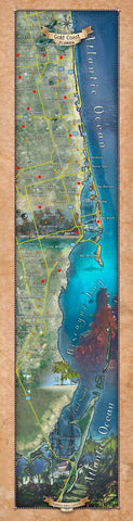 246 Custom map of the Gold Coast, FL