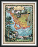 6-Map Florida Keys and Atlantic Coasts Collection