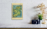 Vintage Ireland Map, Ireland Map, Ireland Map for Framing, Irish Map, Emerald Isle, Family Heritage Gift, Irish Gift, Ireland decor, Ireland