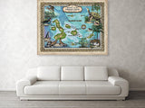World Travel, World Travel Map, World Travel Decor, World Travel Art, World Traveler, Pacific Ocean, Beach House Wall Art, Beach House Gift