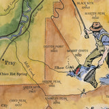 Great River Arts Paradise Valley Digitally Colored Historic Map Reproduction Artwork Wall Art Print Vintage