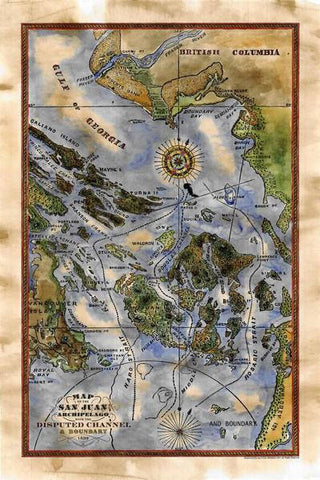 Puget Sound, puget sound map, map puget sound, old map puget sound, puget sound old map, san juans islands, seattle map, port townsend, boat