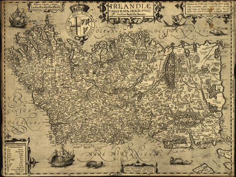 Baptista Boazio's Irlandiæ c. 1606
