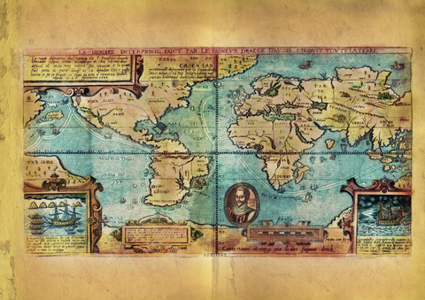Educational Map Series: The Lost Map of Sir Francis Drake