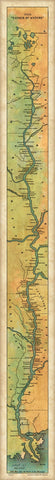 Father of Waters 1887 Mississippi River 65" oversized print