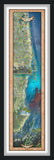 6-Map Florida Keys and Atlantic Coasts Collection