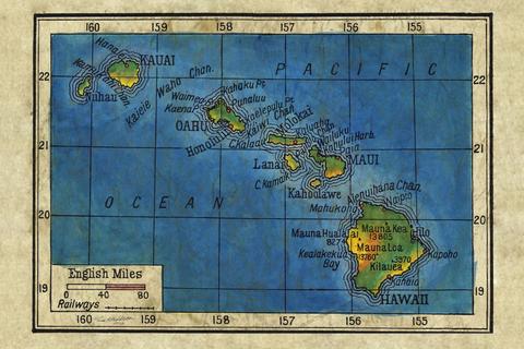 Educational Map Series: Historic Hawaii Collection