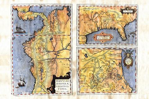 Educational Map Series: Ortelius's Regionis Typus 1570
