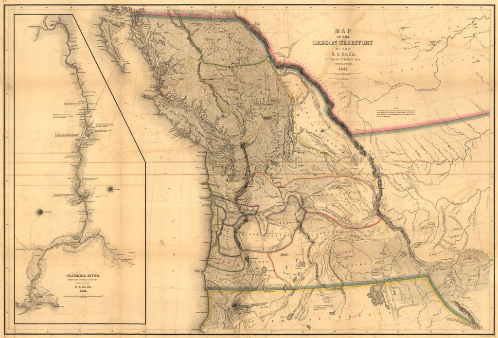 Educational Map Series: Map of the Oregon Territory, 1848