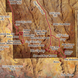 Colorado Custom Art Mesa Verde Historic Map Reproduction Artwork Wall Art Print Vintage