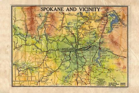 116 Spokane and Vicinity c.1945