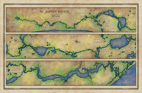 St. John's River in three parts
