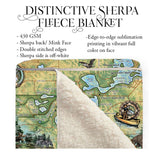Rice Lake mn Sherpa Fleece Blanket Double Stitched Edges Cozy Luxury Fluffy Super Soft 430 GSM Polyester Throw Blanket