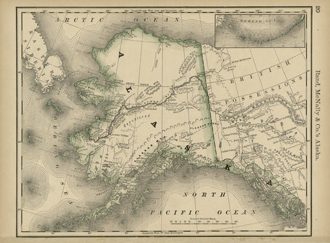 Educational Map Series: Rand, McNally & Co.'s Alaska 1878