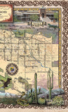 Tucson, TUCSON MAP, tucson poster, tucson gift, southwestern decor, Arizona gifts, arizona maps, southwest decor, santa fe decor, desert art