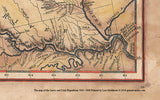 212 Lewis and Clark Expedition Map 1804-1806