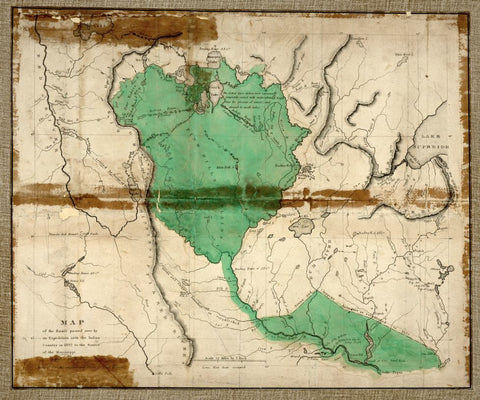 Educational Map Series: 1832 attempt to route to the source of the Mississippi
