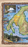 Orcas island, washington map, seattle map, seattle gifts, san juan islands, Orcas Island, orcas island map, puget sound map, orcas art