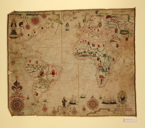 Educational Map Series: Portolan chart of the Mediterranean and connecting seas (Map B)