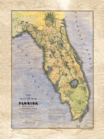 122 The Seat of War in Florida 1838