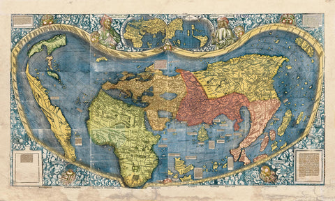 Educational Map Series: Universalis Cosmographia 1507